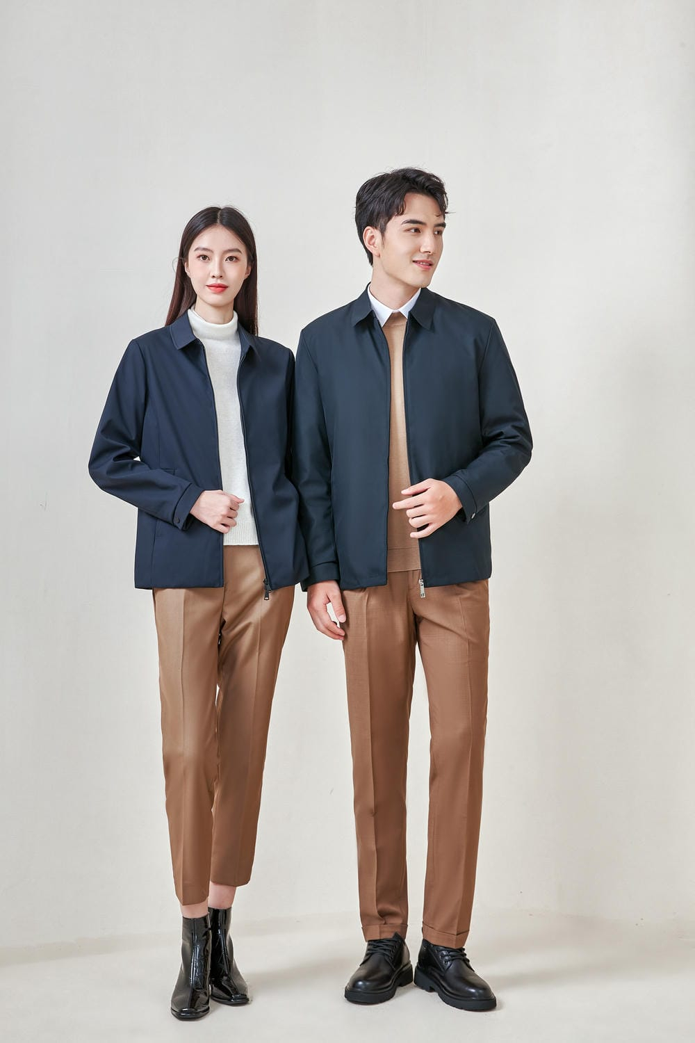 鵝絨男女夾克可脫卸內(nèi)膽鵝絨